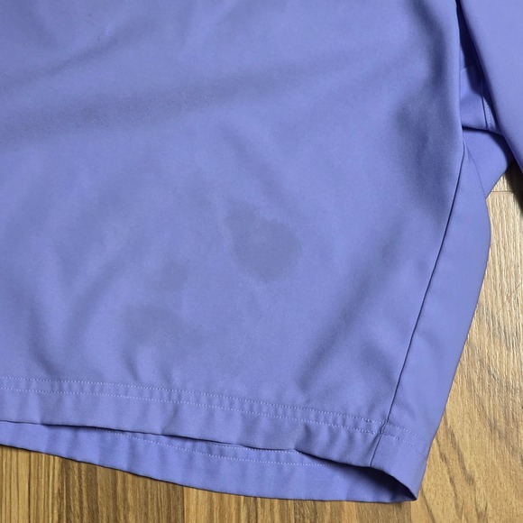 Adidas ClimaLite Golf Shorts Men's  Size 40 Periwinkle Blue Flat Front - Picture 8 of 10